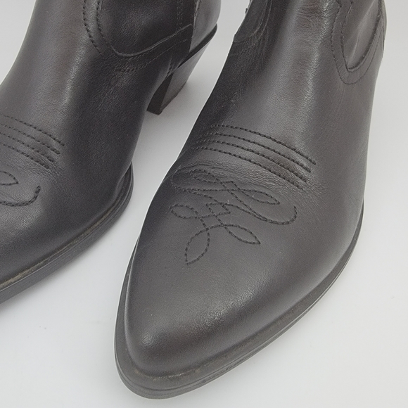Vagabond Shoemakers Emily Western Booties Black Leather - Excellent Condition - Picture 3 of 10